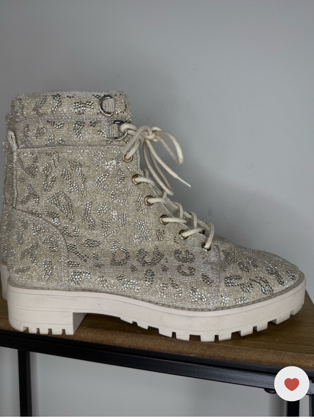 ISO Gianni Bini leopard Combat boots